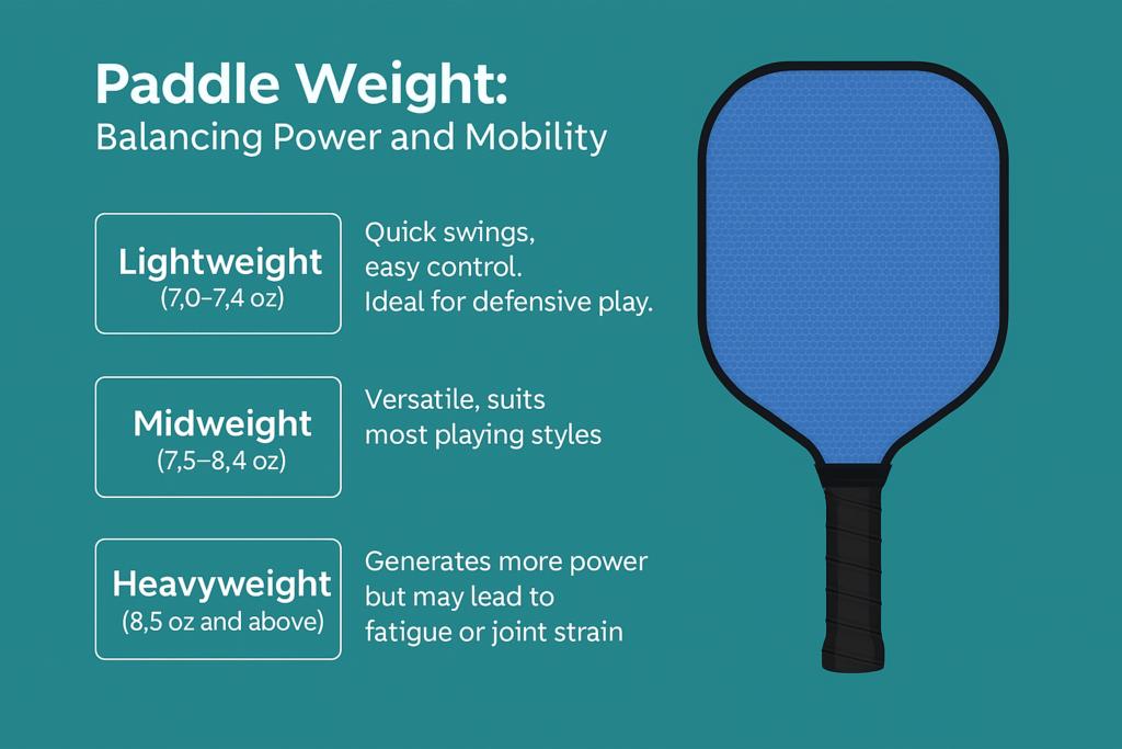 Pickleball Paddle Weight Guide: How Paddle Weight Affects Your Game