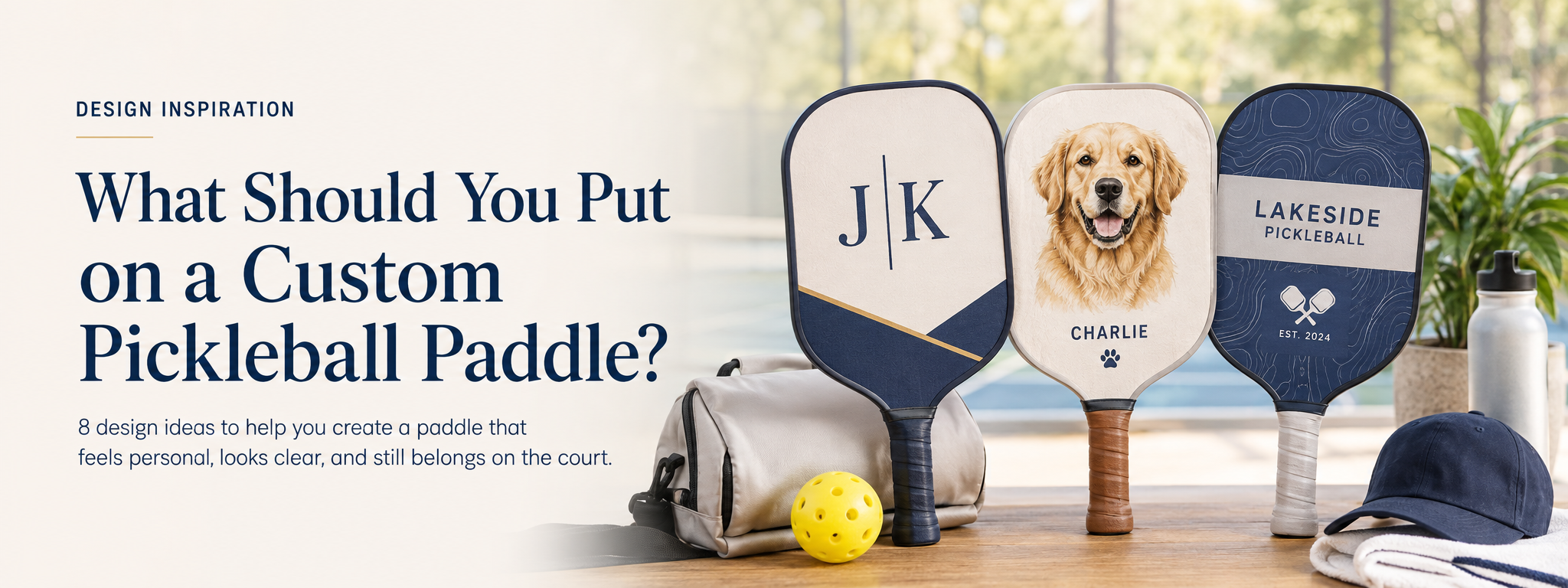 What Should You Put on a Custom Pickleball Paddle? 8 Design Ideas