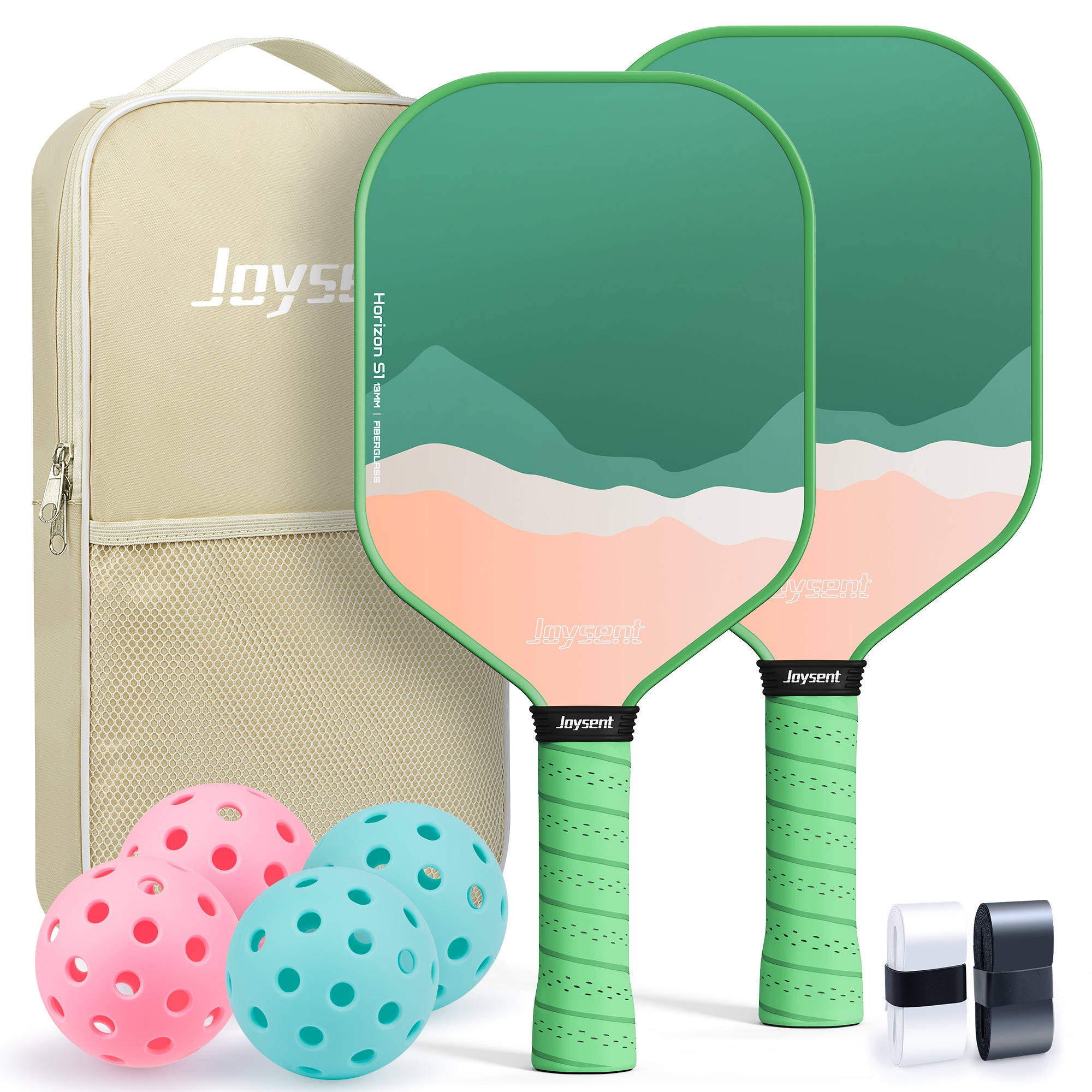 Horizon S1 Fiberglass 13mm Pickleball Paddle Set