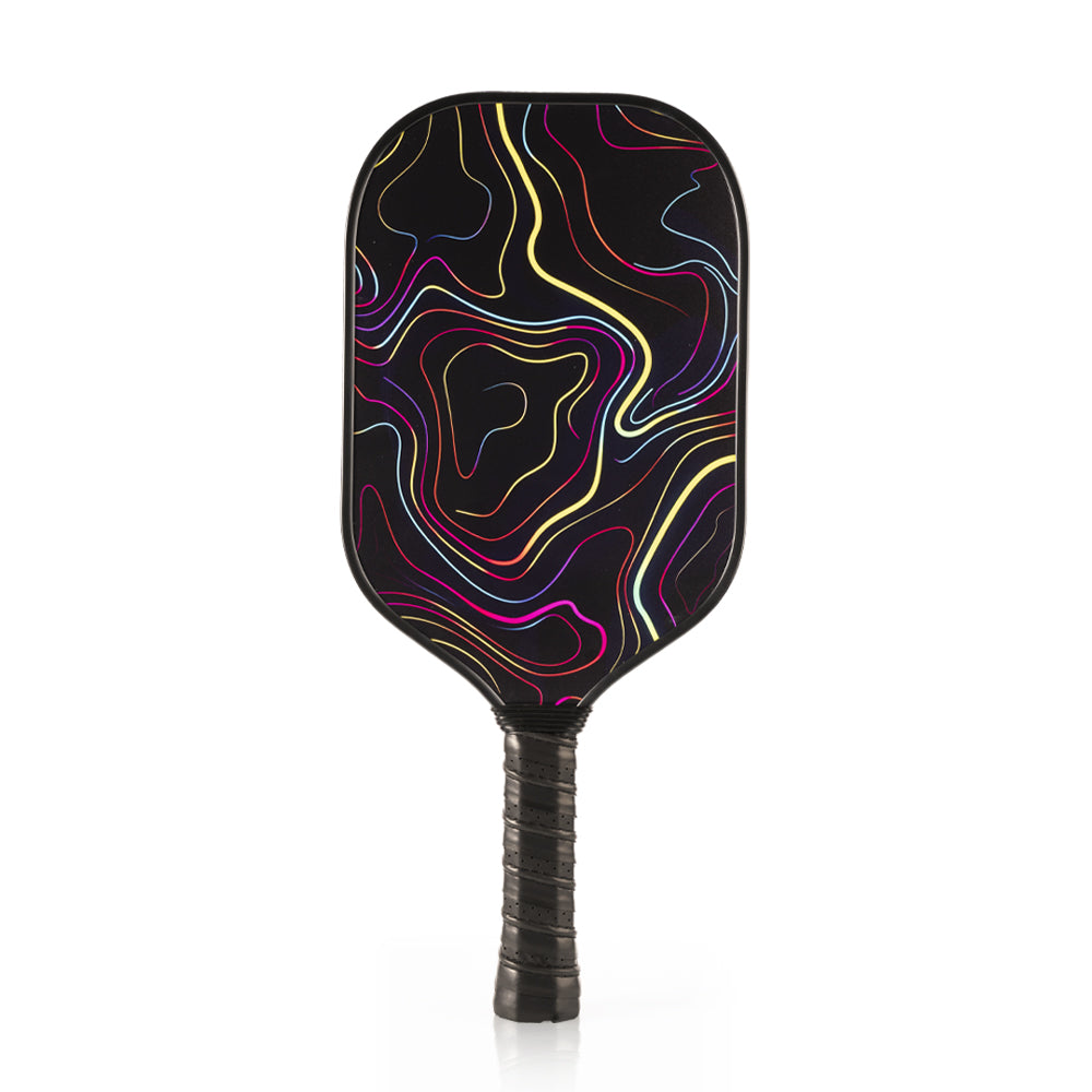 Pickleball Paddle Thermoformed T700 Or T300 Carbon Fiber Smooth-faced Control With Foam Edge PP Honeycomb 16mm Gen-2