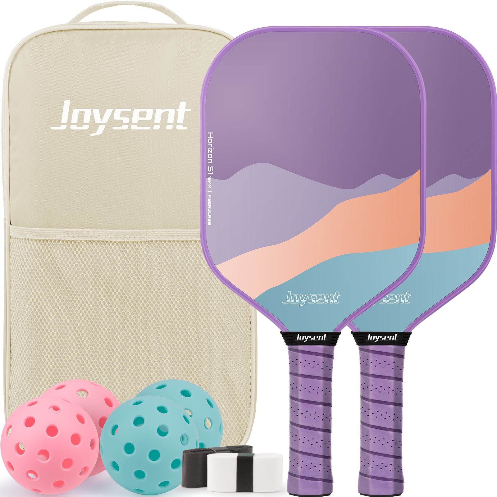 Horizon S1 Fiberglass 13mm Pickleball Paddle Set