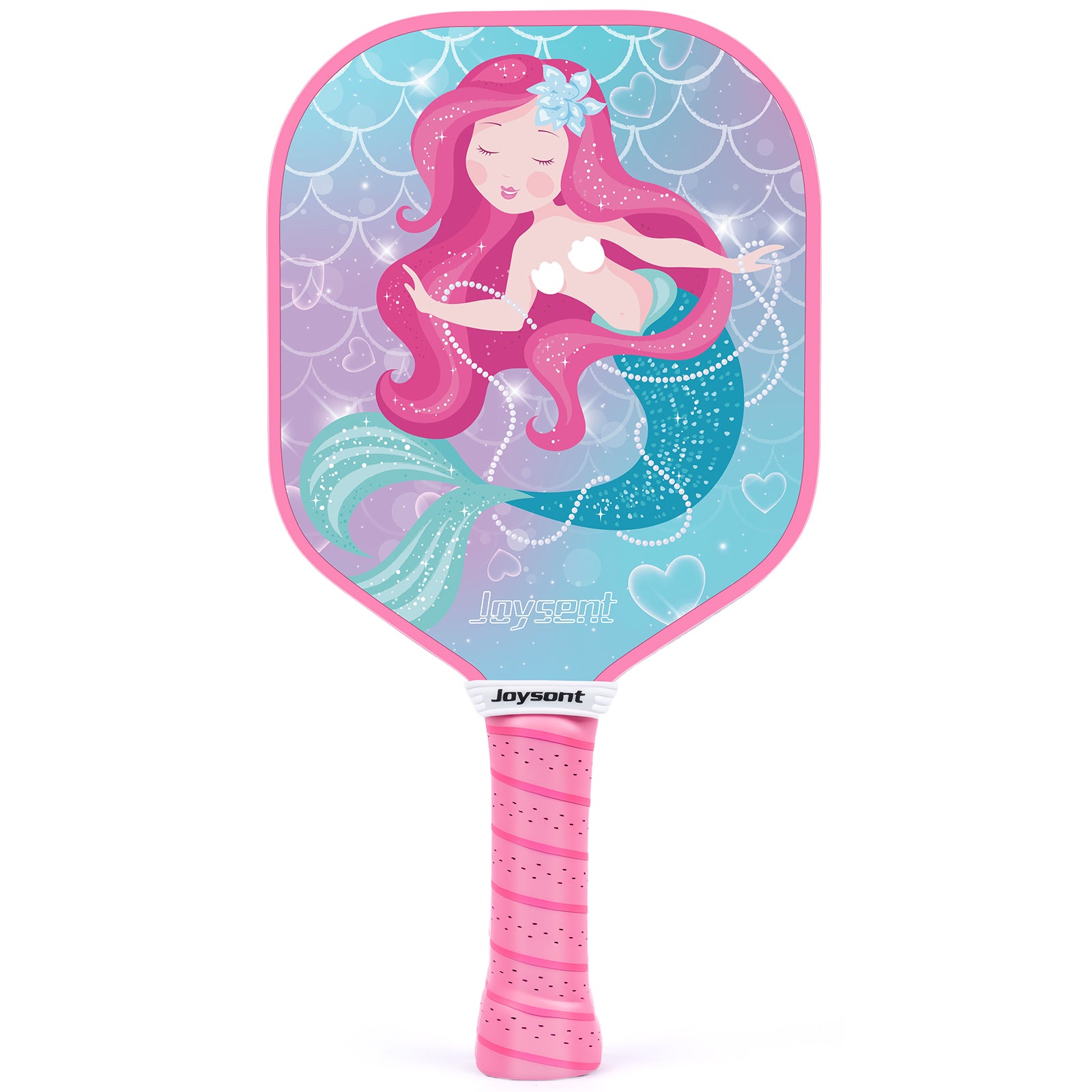 WonderDream - Sparkly Mermaid T300 Carbon Fiber Pickleball Paddle 14mm For Kids