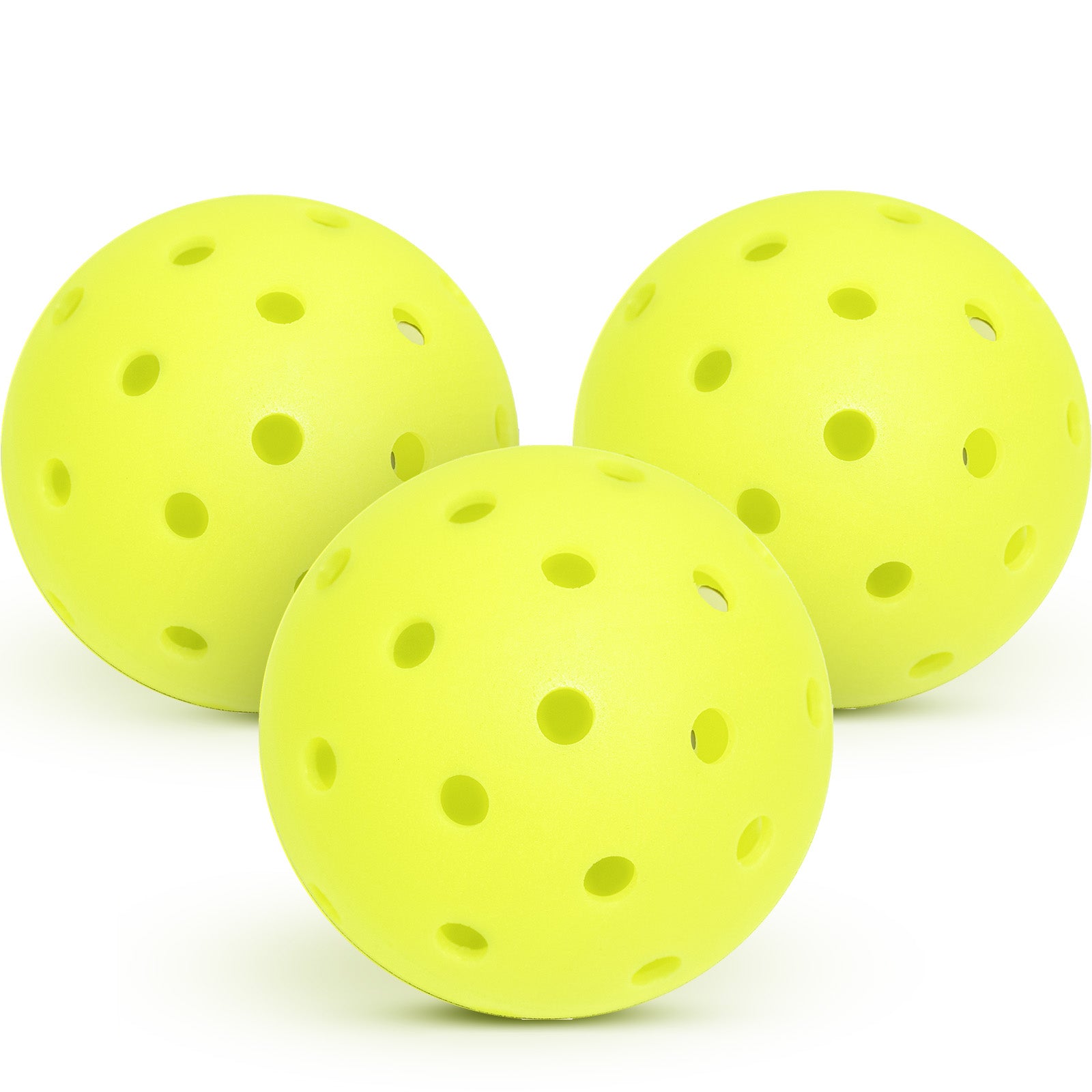 40-Hole Rotational Molded Competition-Grade Pickleball Neon Yellow
