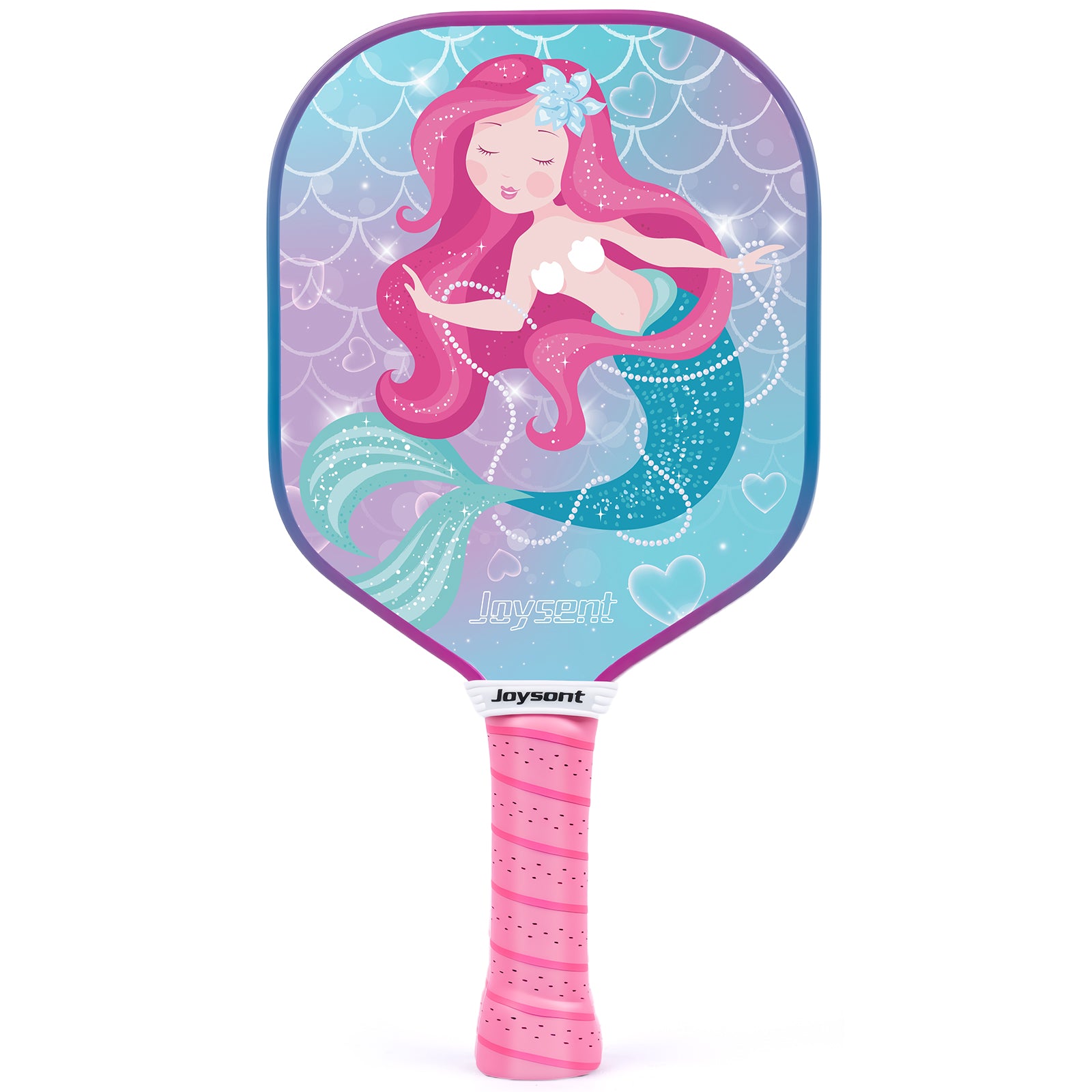 WonderDream - Sparkly Mermaid T300 Carbon Fiber Pickleball Paddle 14mm For Kids