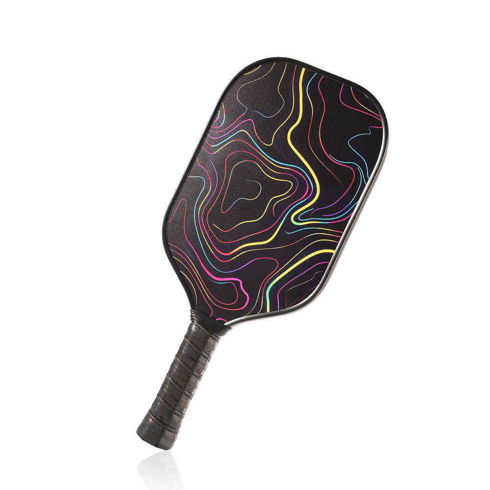 Pickleball Paddle Thermoformed T700 Or T300 Carbon Fiber Smooth-faced Control With Foam Edge PP Honeycomb 16mm Gen-2