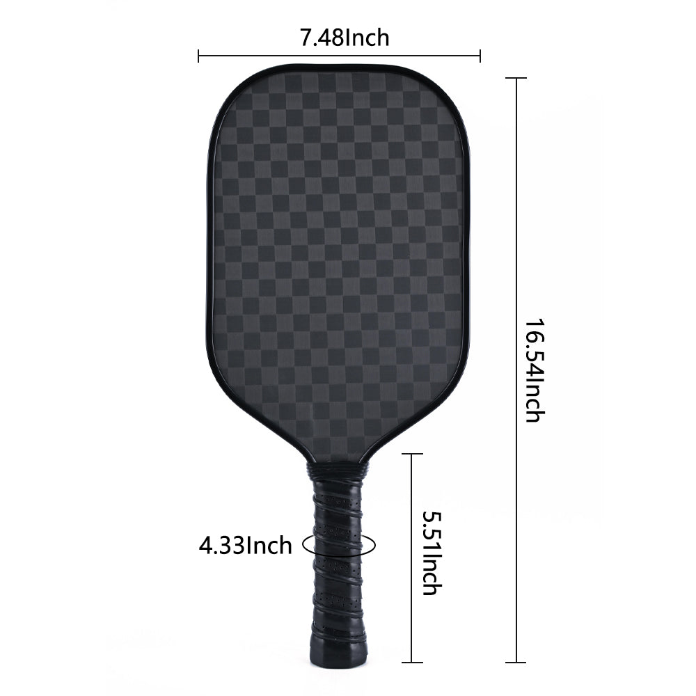 Thermoformed 12K 18K T700 Carbon Fiber Foam Injected Edges + EVA Spin Control Pickleball Paddle Racket Gen 3