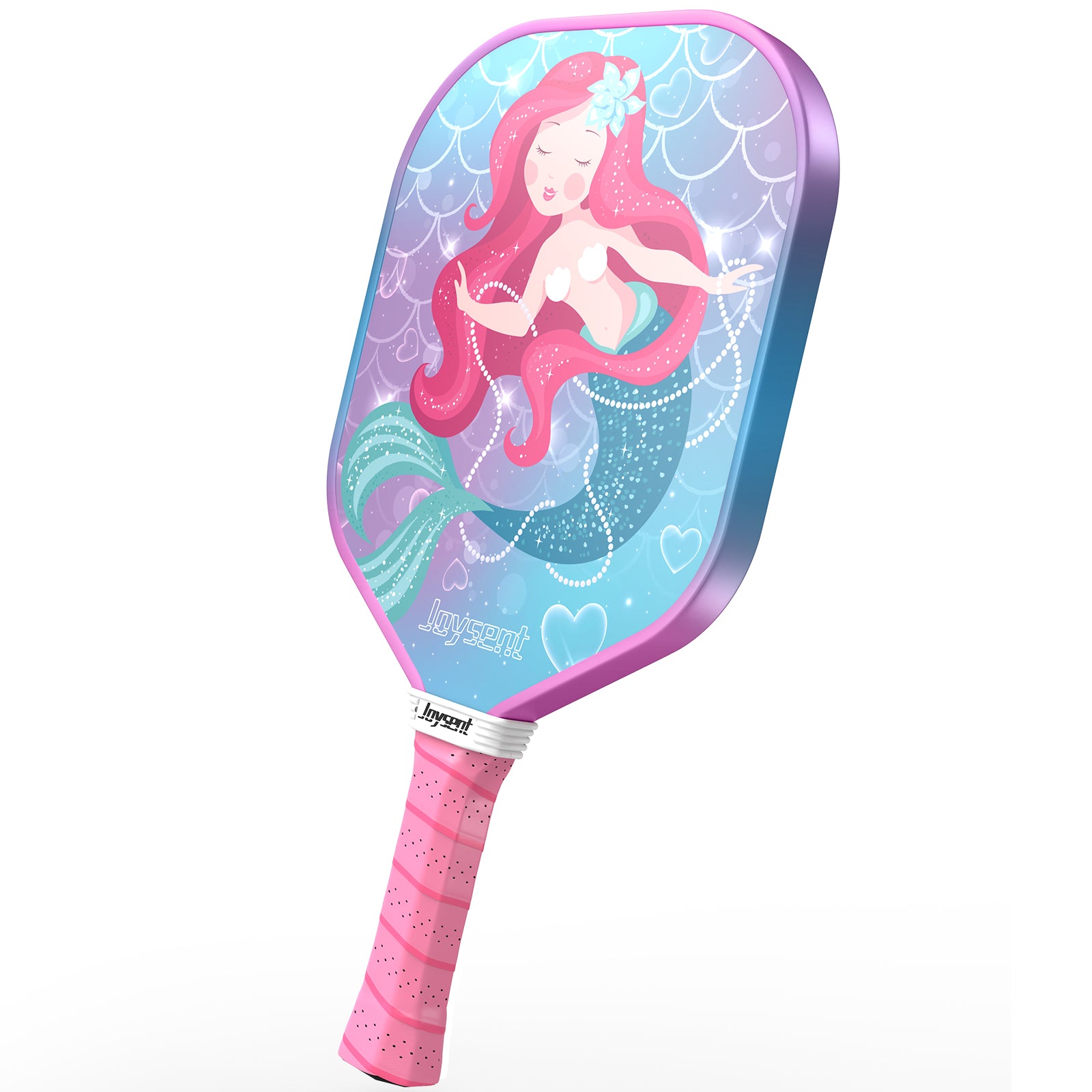 WonderDream - Sparkly Mermaid T300 Carbon Fiber Pickleball Paddle 14mm For Kids