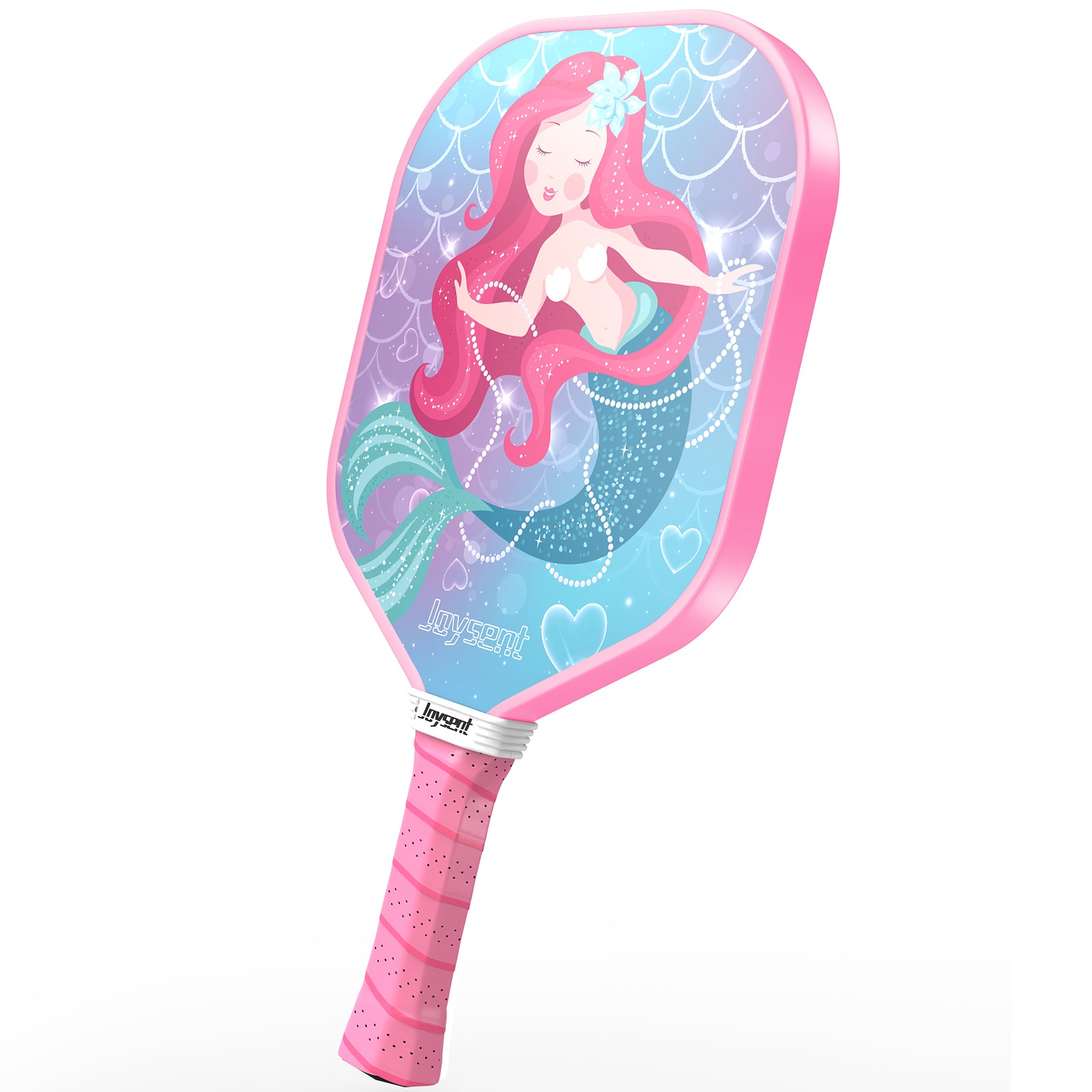 WonderDream - Sparkly Mermaid T300 Carbon Fiber Pickleball Paddle 14mm For Kids