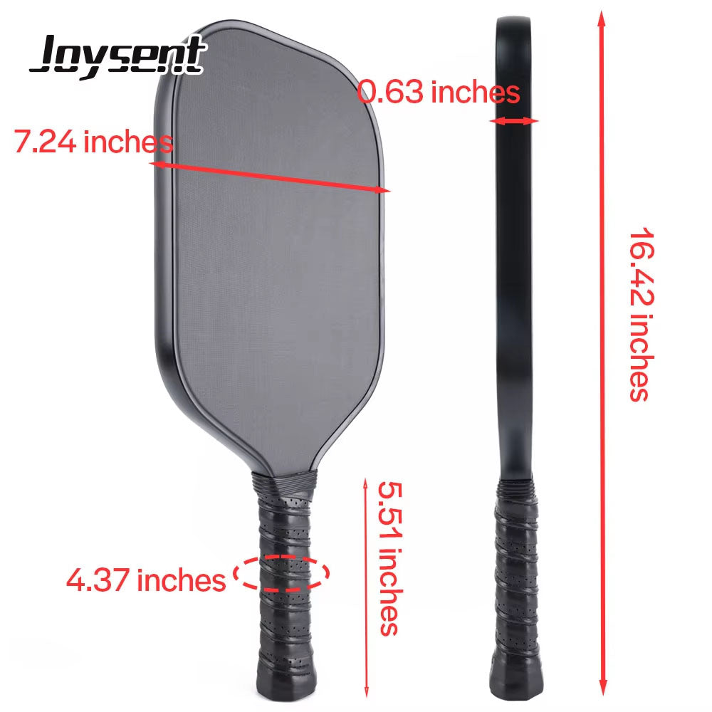 Gen 4th Pickleball Paddle Racket 100% Foam Core & TPU Foam Fiberglass T700 Carbon Fiber Spin Control Power Thermoformed