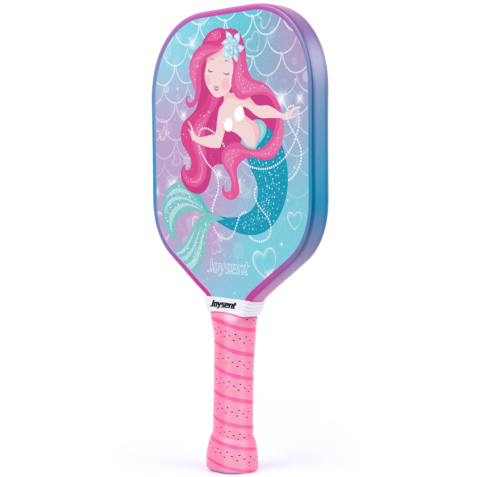 WonderDream - Sparkly Mermaid T300 Carbon Fiber Pickleball Paddle 14mm For Kids