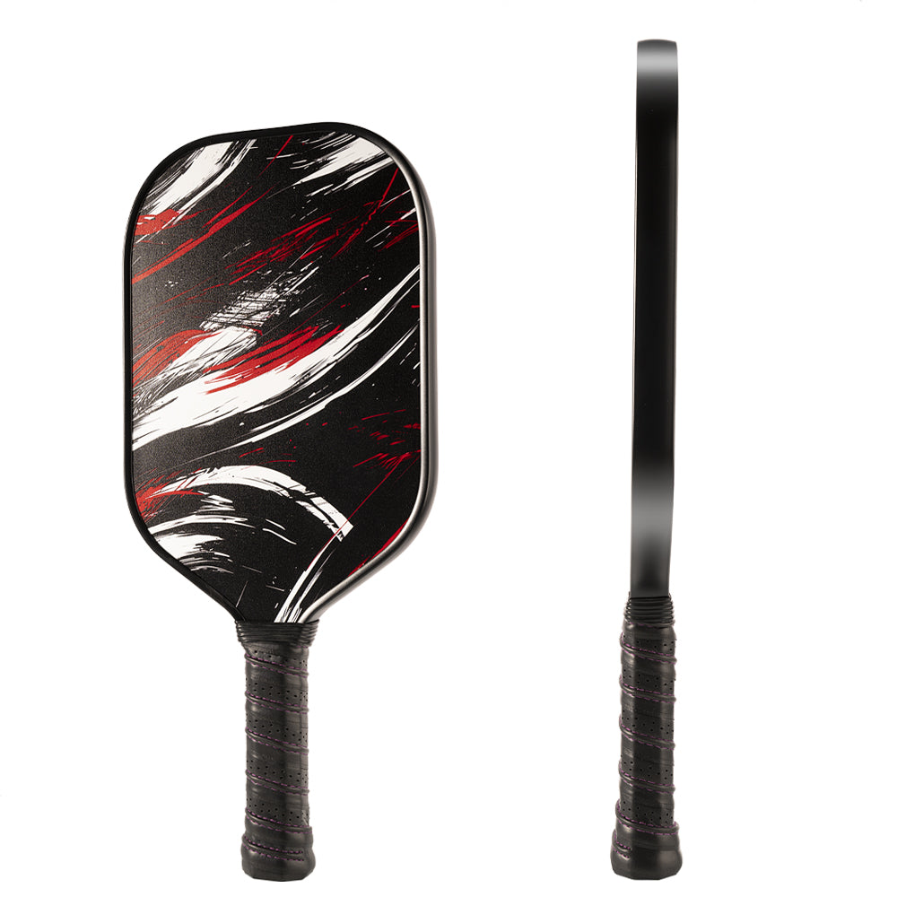 Pickleball Paddle Thermoformed T700 Carbon Fiber Smooth-faced Control With TPU Foam Edge PP Honeycomb 16 mm Gen-2