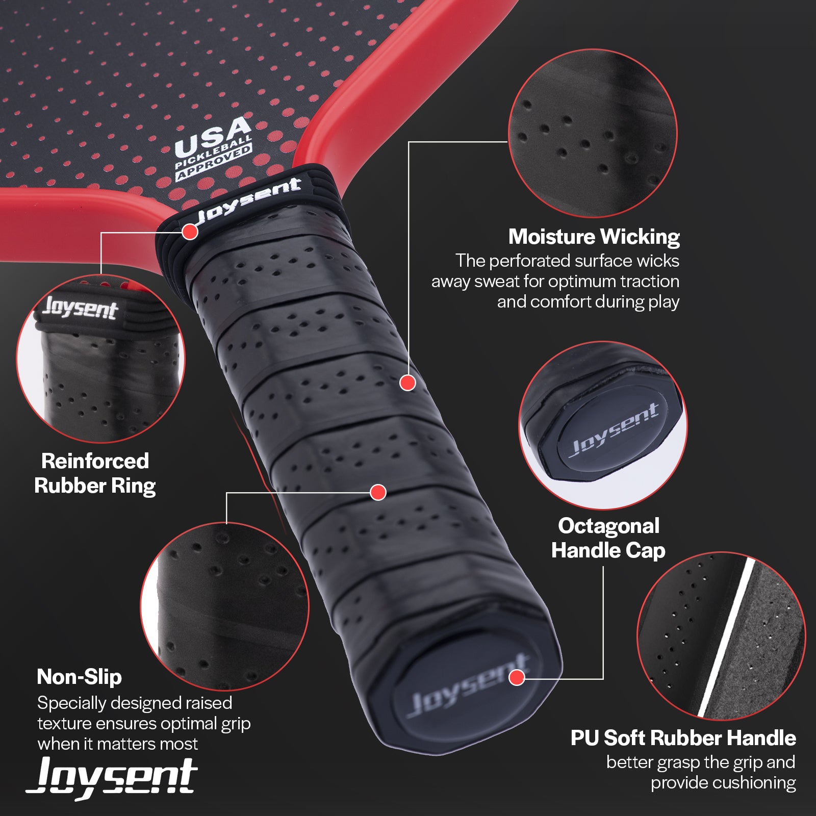 Halo X5 T700 Carbon Fiber Pickleball Paddle 16mm Hybrid