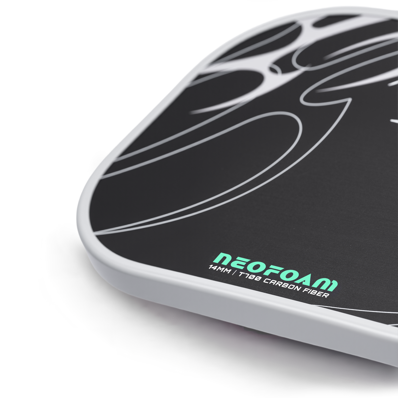 NeoFoam - WindBreaker T700 Carbon Fiber Pickleball Paddle 14mm Sliver