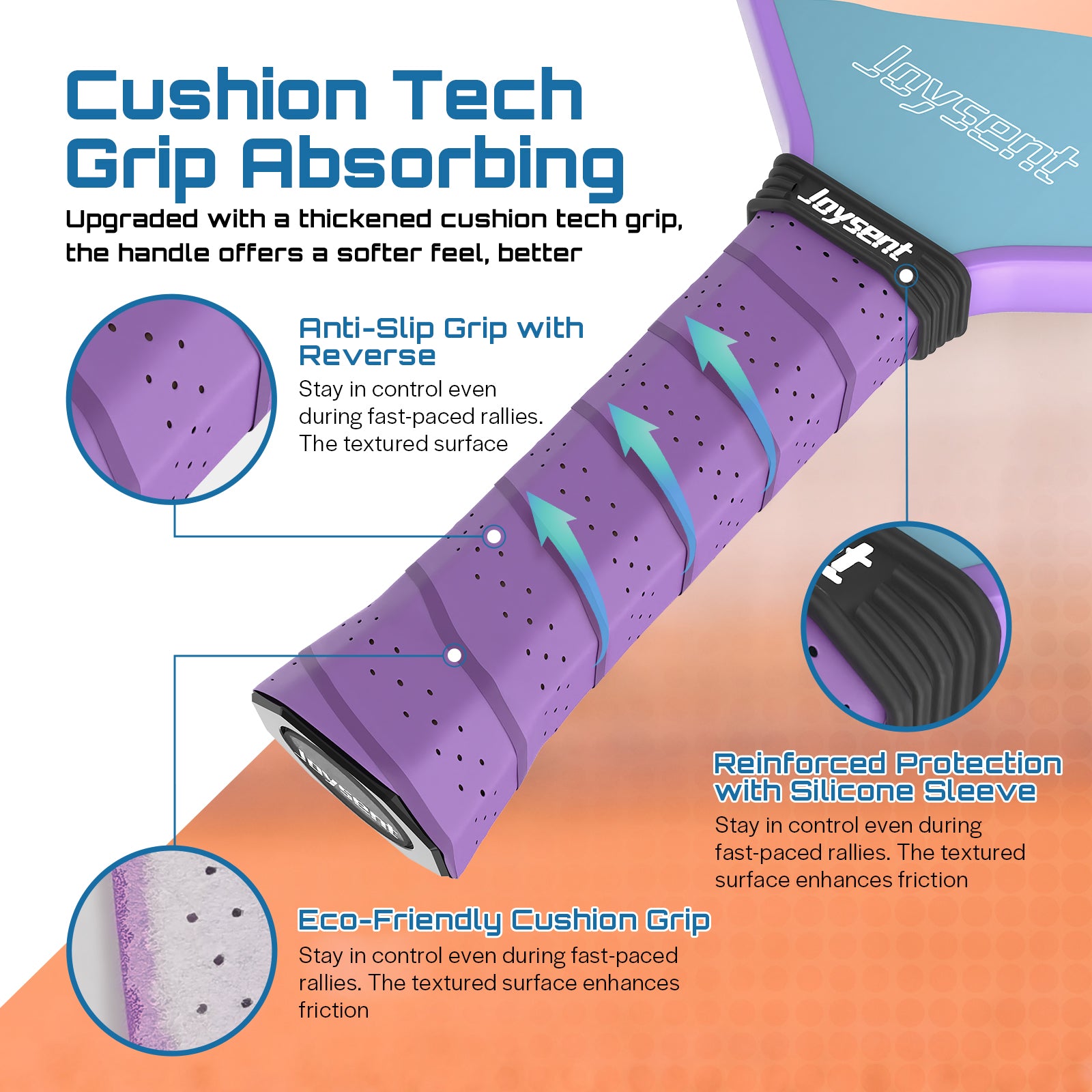 Horizon S1 Fiberglass Pickleball Paddle 13mm Purple