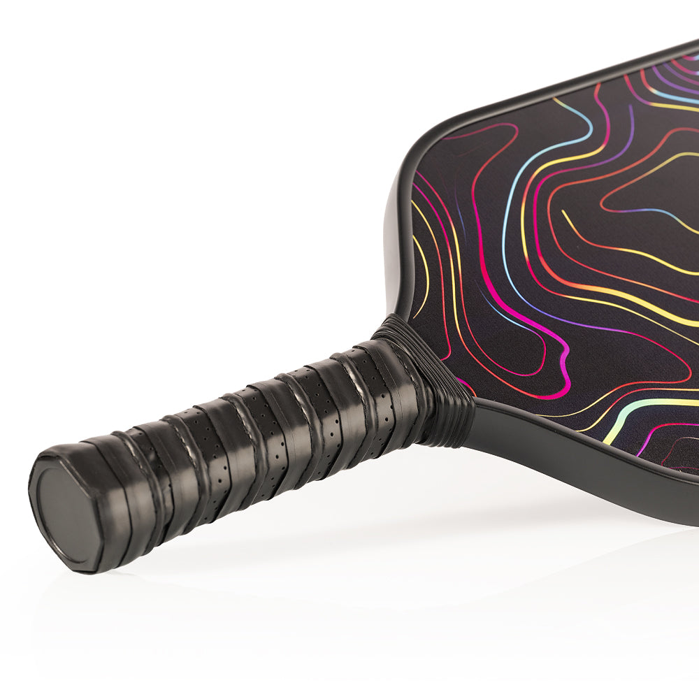 Pickleball Paddle Thermoformed T700 Or T300 Carbon Fiber Smooth-faced Control With Foam Edge PP Honeycomb 16mm Gen-2