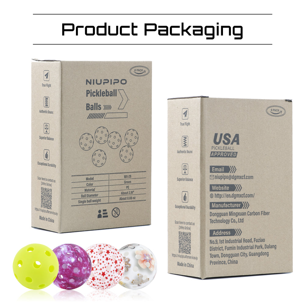 Durable Indoor Pickleball Balls 26 Holes 74mm Training Paddle Ball Plastic Pickleball for Competition & Practice TPE
