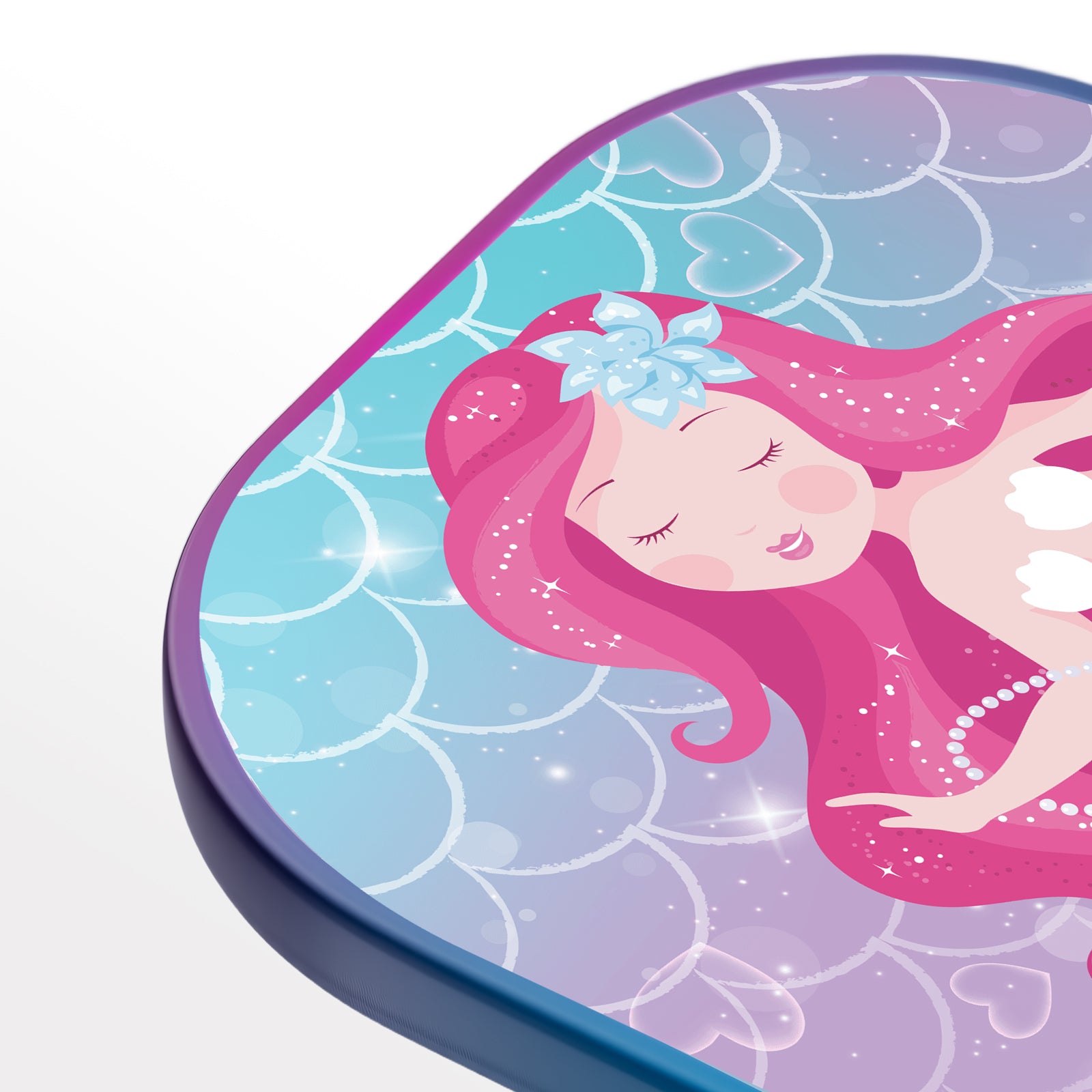 WonderDream - Sparkly Mermaid T300 Carbon Fiber Pickleball Paddle 14mm For Kids