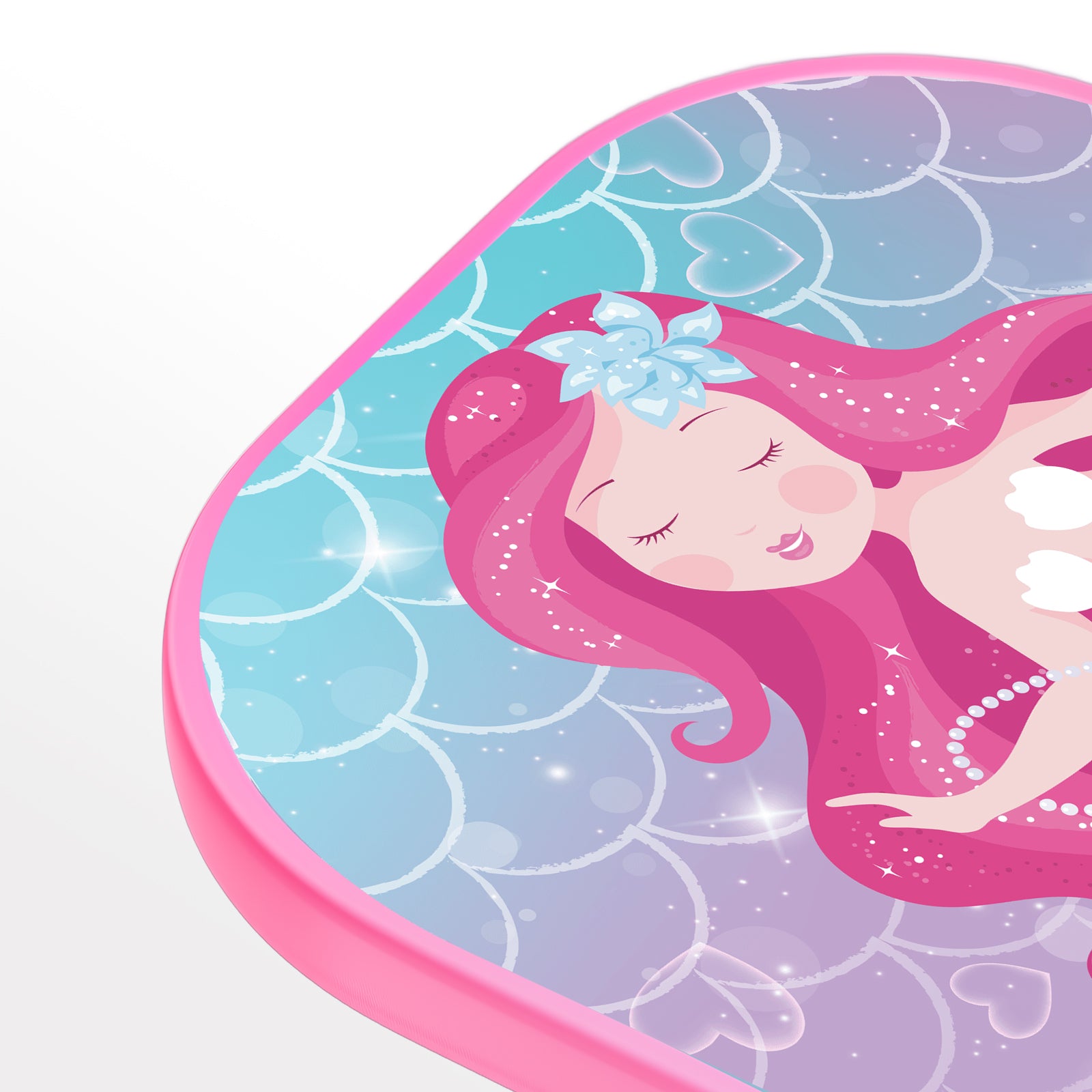 WonderDream - Sparkly Mermaid T300 Carbon Fiber Pickleball Paddle 14mm For Kids