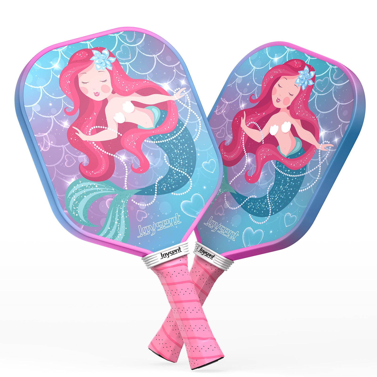 WonderDream - Sparkly Mermaid T300 Carbon Fiber Pickleball Paddle 14mm For Kids