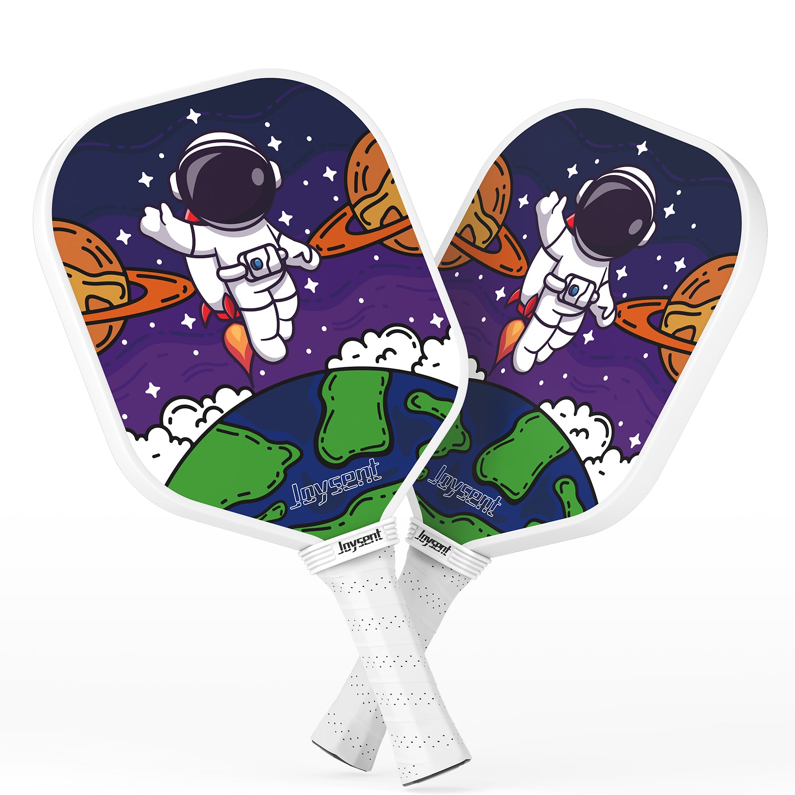 Space Adventure - Space Explorer T300 Carbon Fiber Pickleball Paddle 14mm For Kids