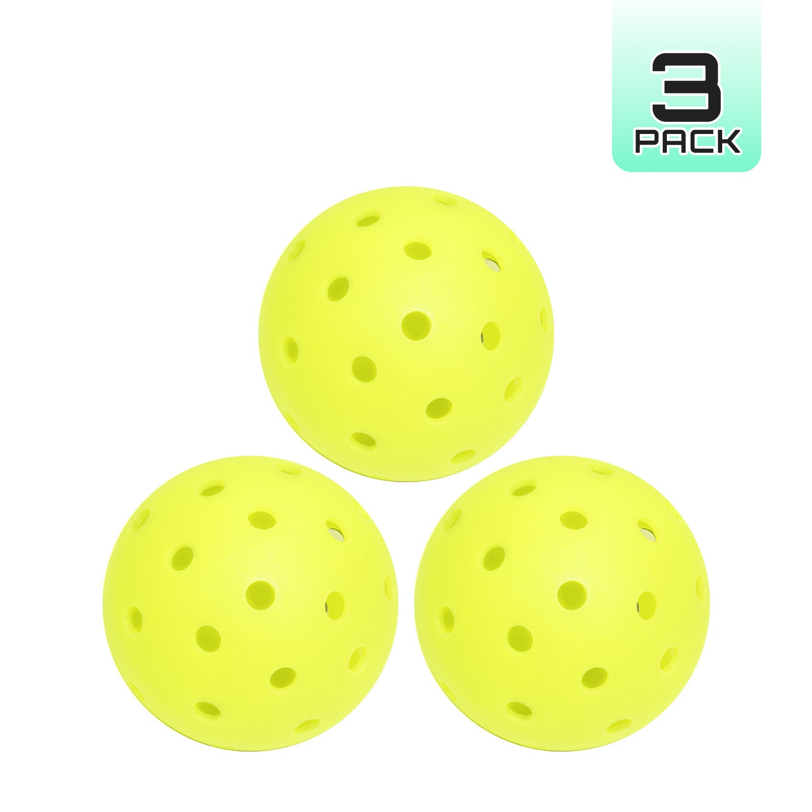 40-Hole Rotational Molded Competition-Grade Pickleball