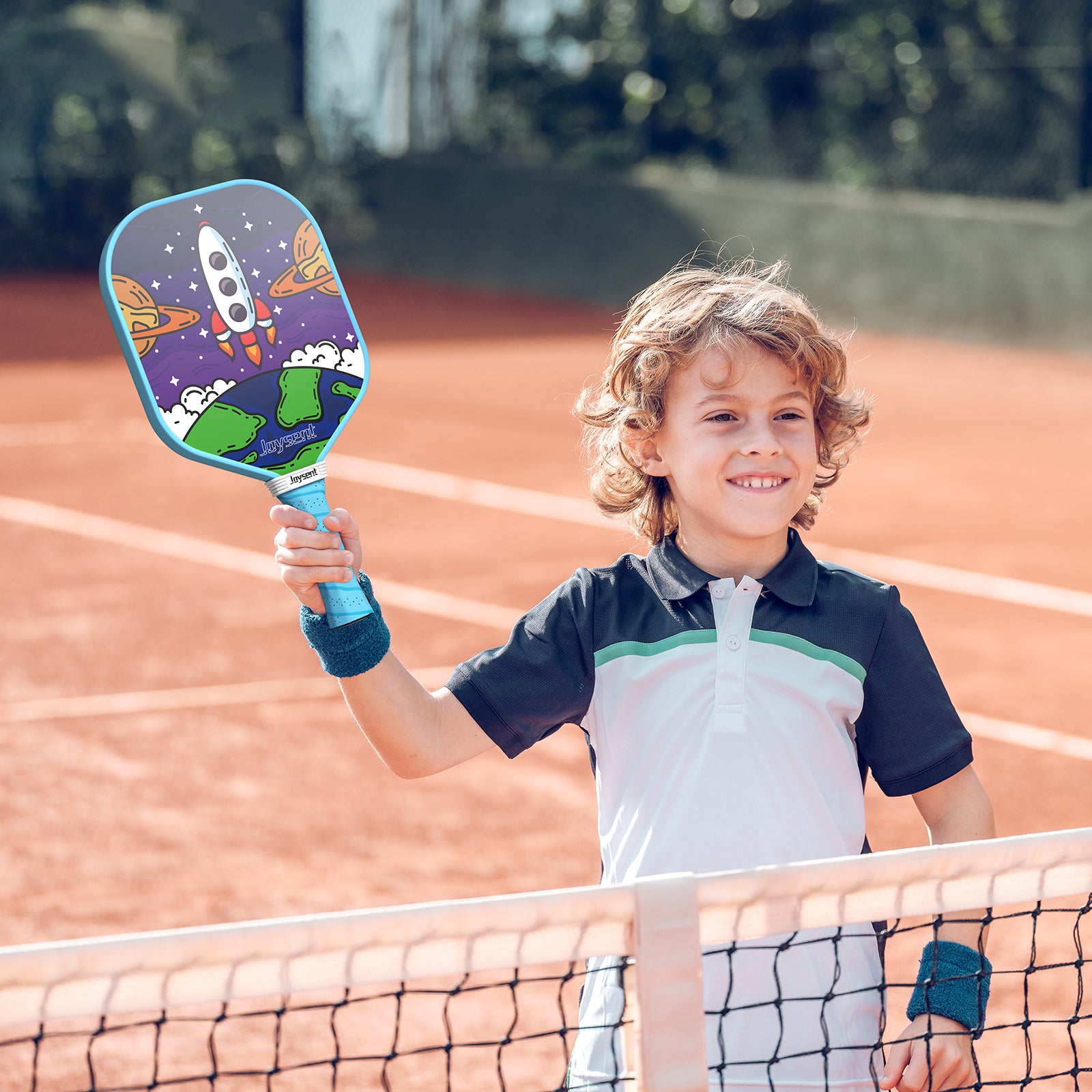 WonderDream - Rocket Blast T300 Carbon Fiber Pickleball Paddle 14mm For Kids