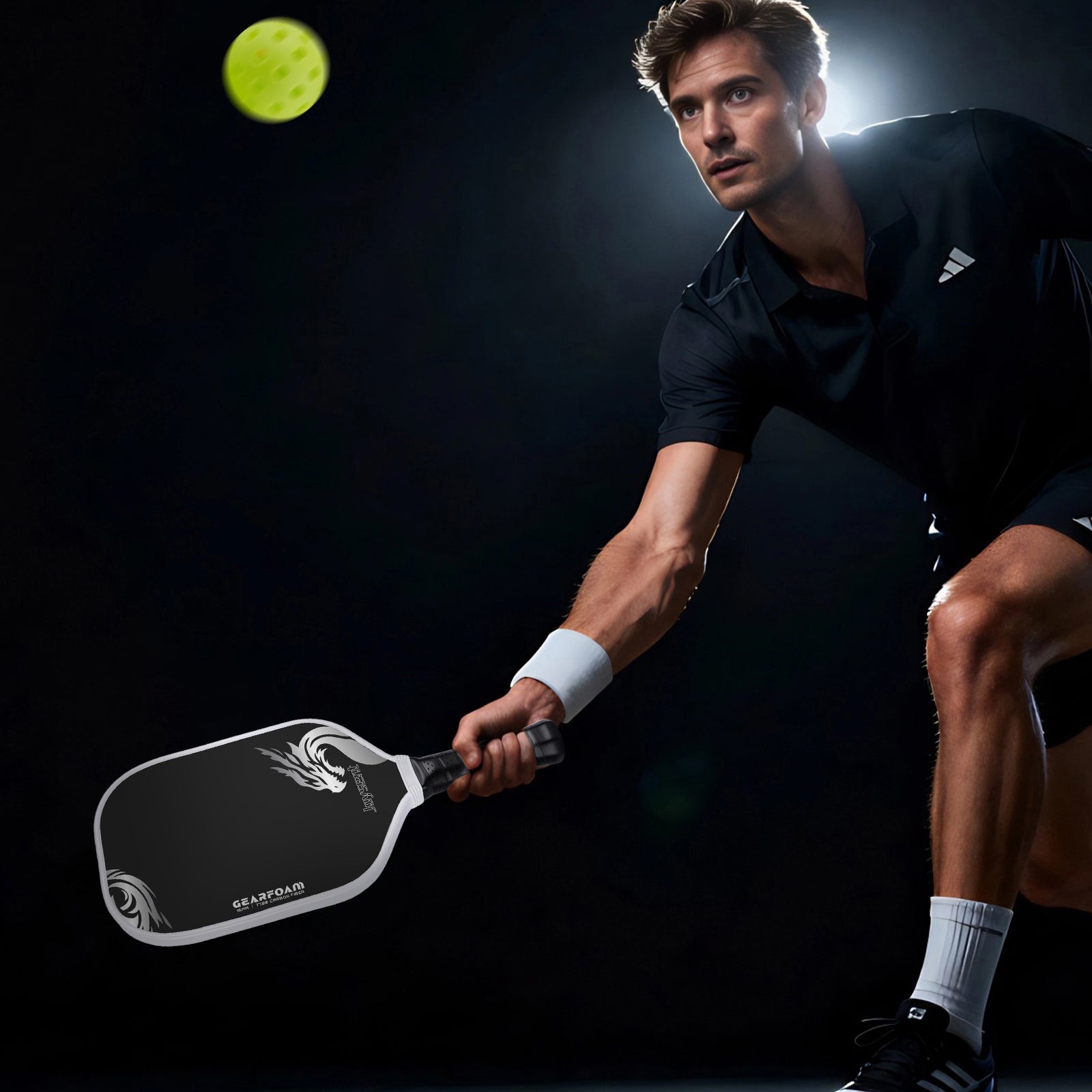 GearFoam - Dragon Shade T700 Carbon Fiber Pickleball Paddle 16mm