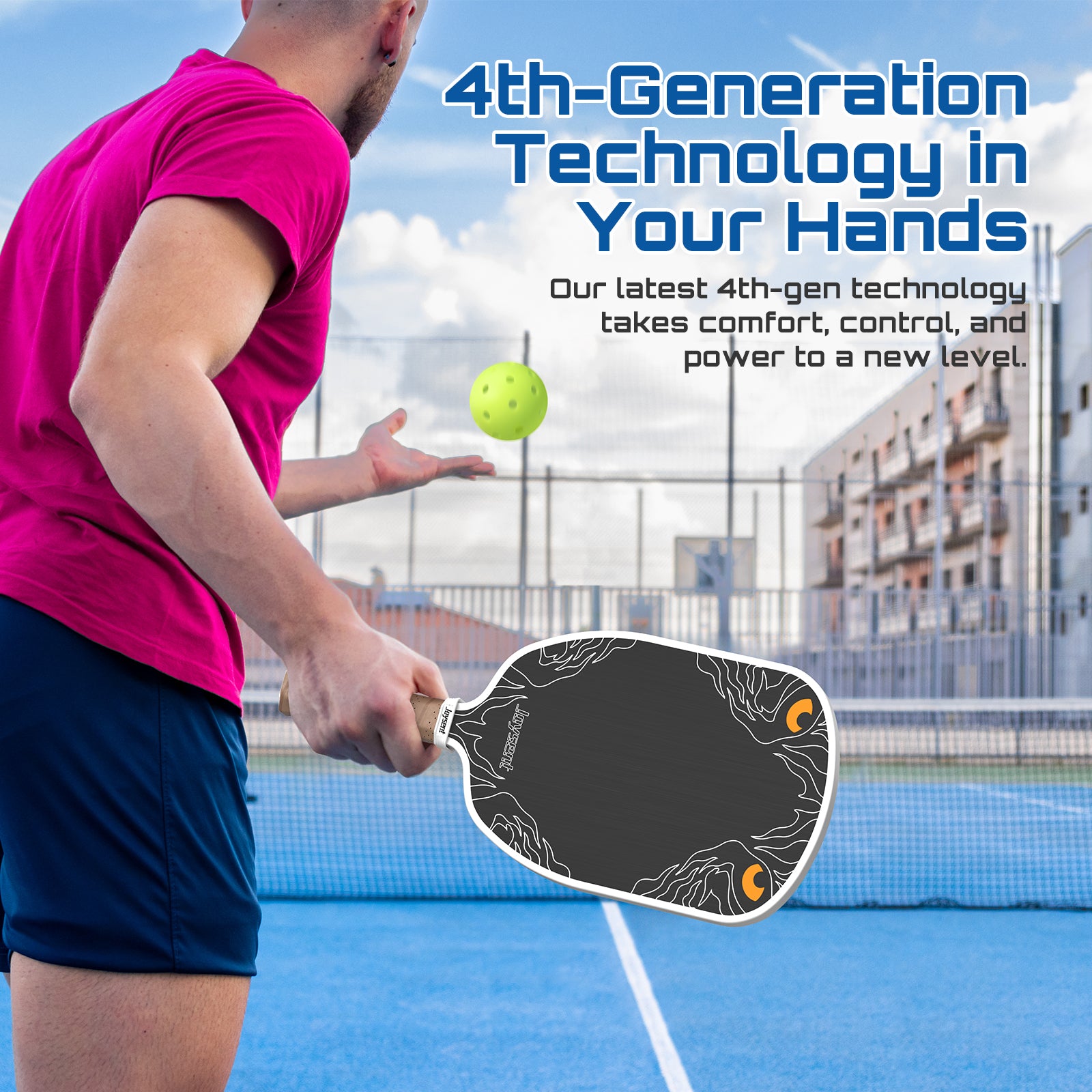 Phantom Eye T700 Carbon Fiber Pickleball Paddle 16mm