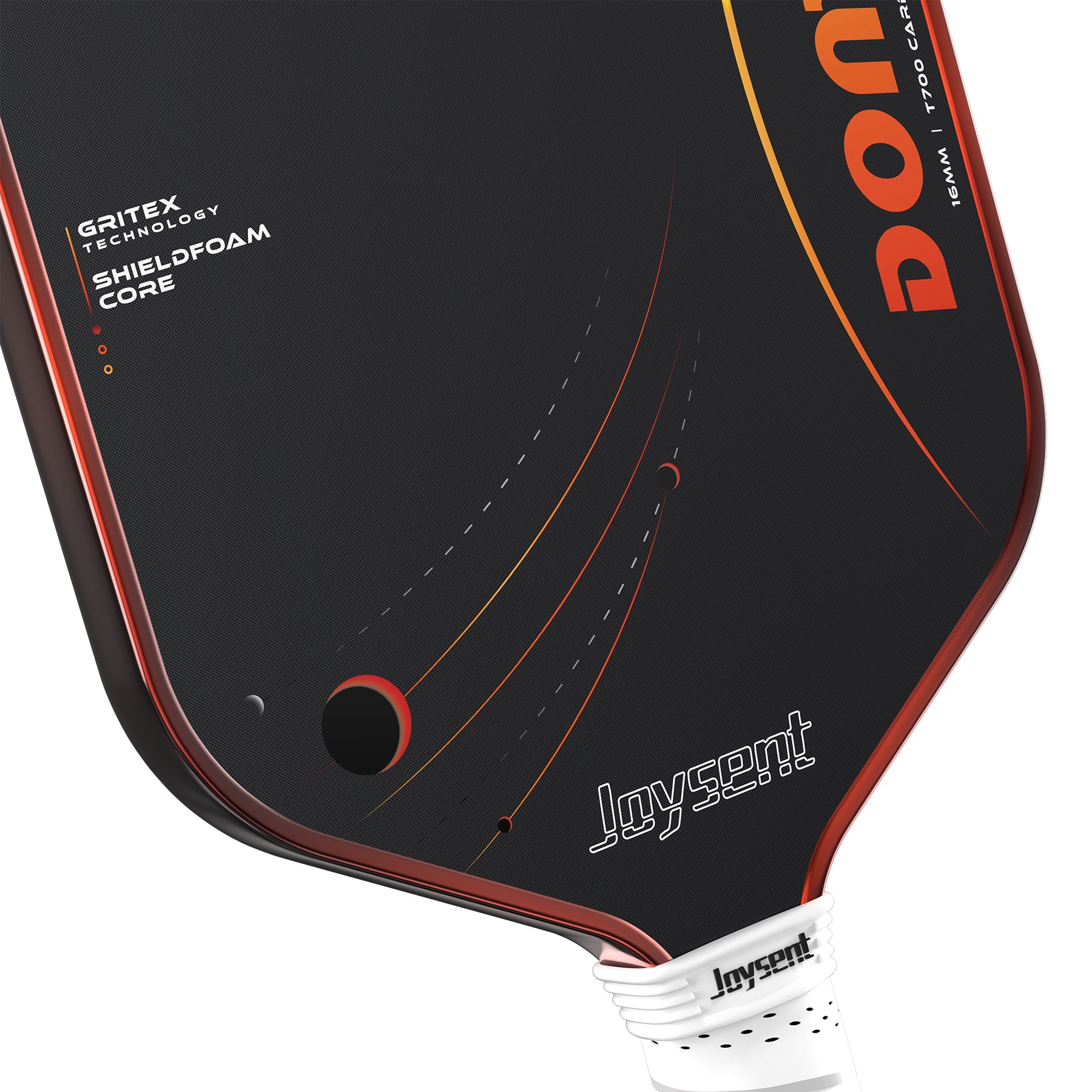Domin T700 Carbon Fiber Pickleball Paddle 16mm MPP ShieldFoam JS005