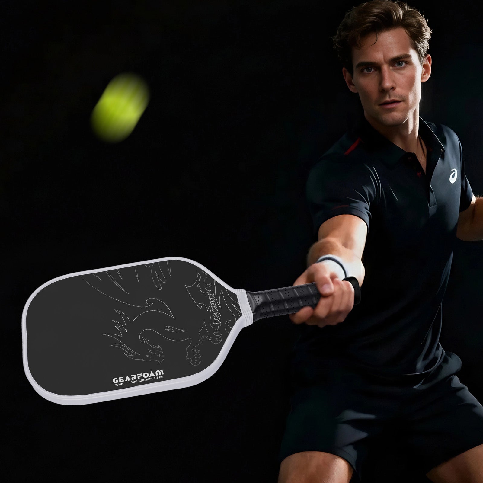 GearFoam - Dragon Trace T700 Carbon Fiber Pickleball Paddle 16mm