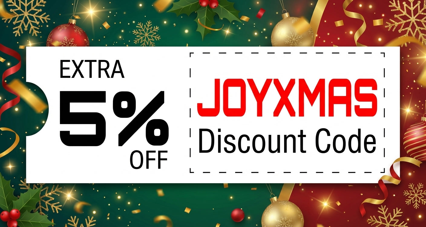 🔥Extra 5% OFF with code "JOYXMAS"