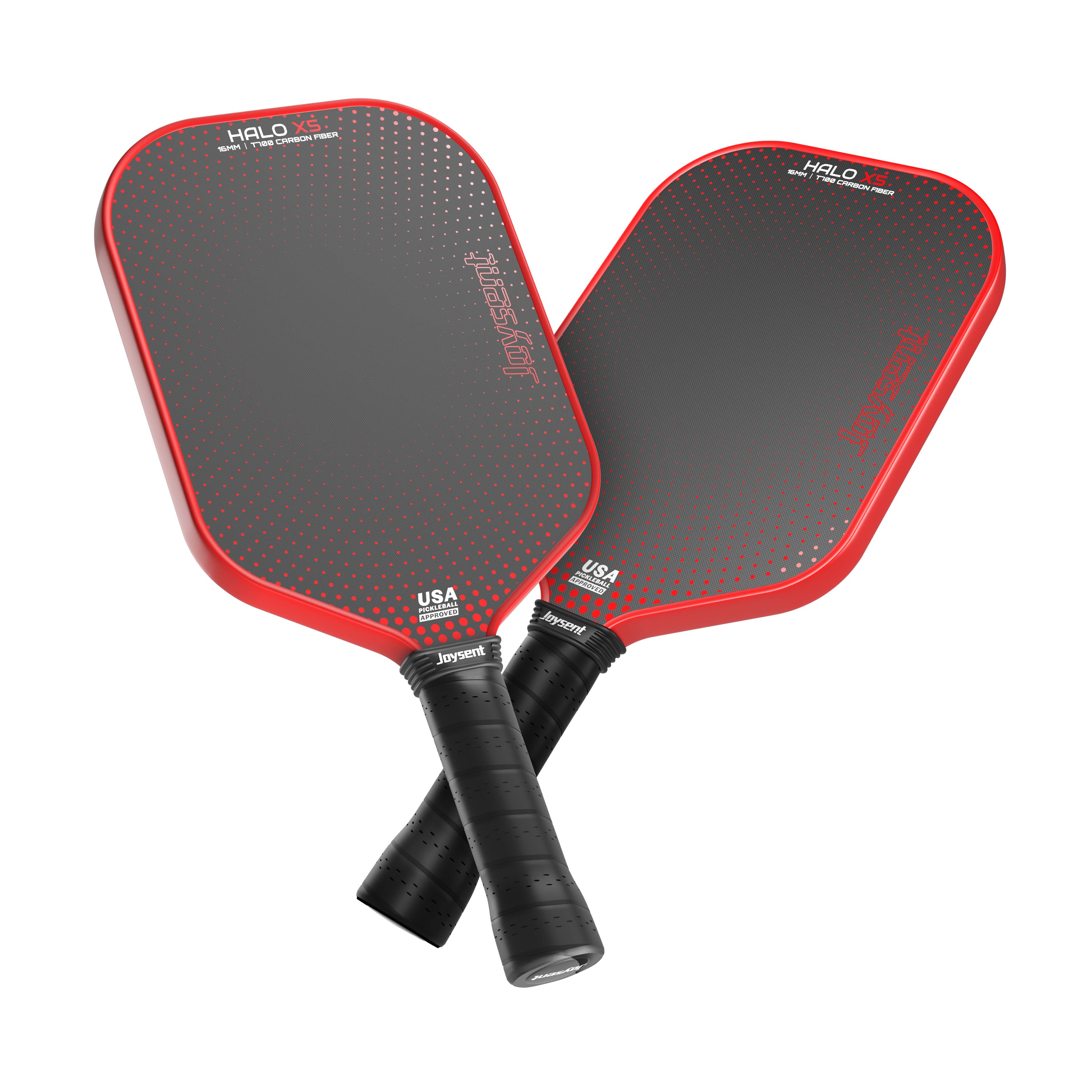 Pair of Joysent Halo X5 Gen 2 Thermoformed Pickleball Paddles for Doubles Play